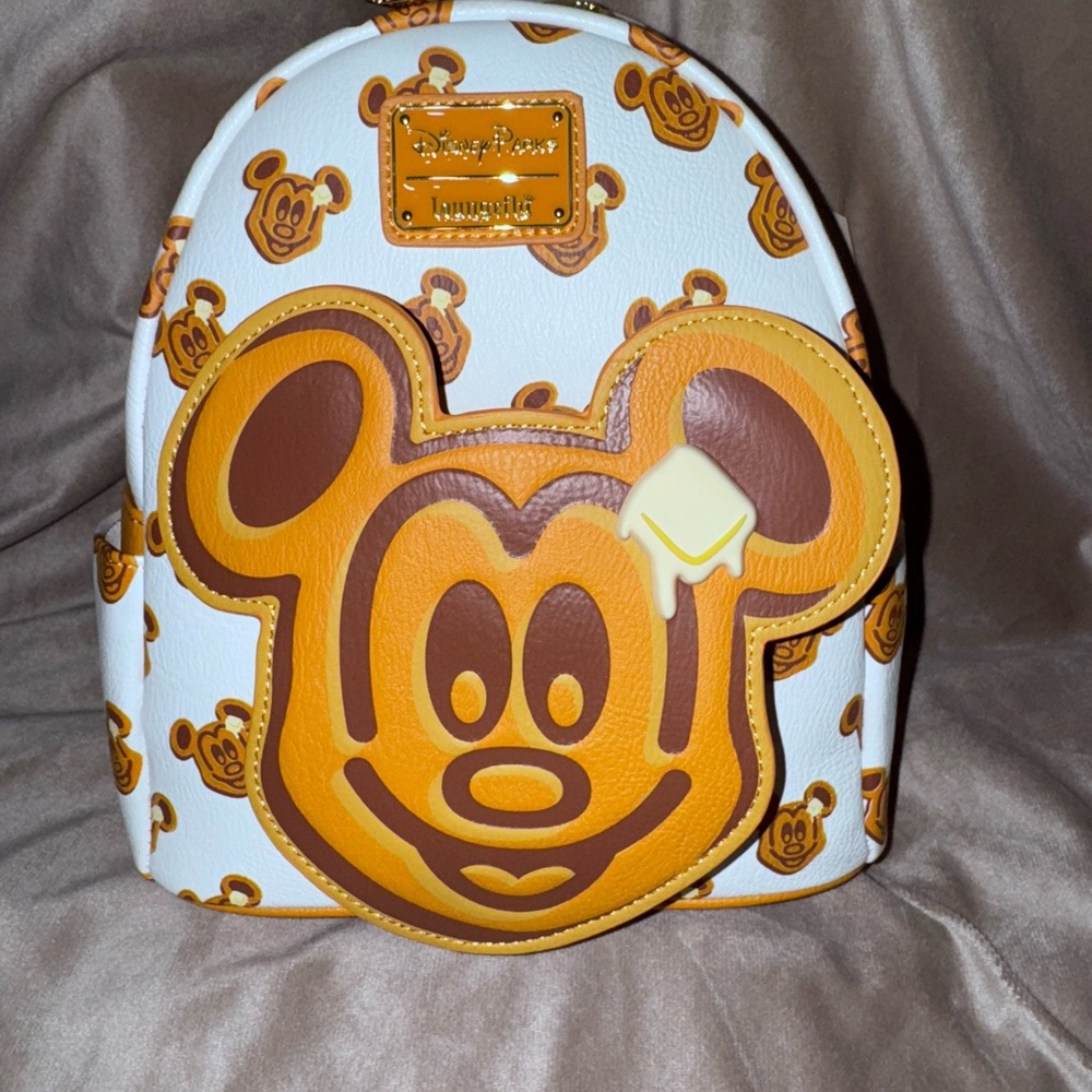 Loungefly Mickey Mouse Waffle Backpack